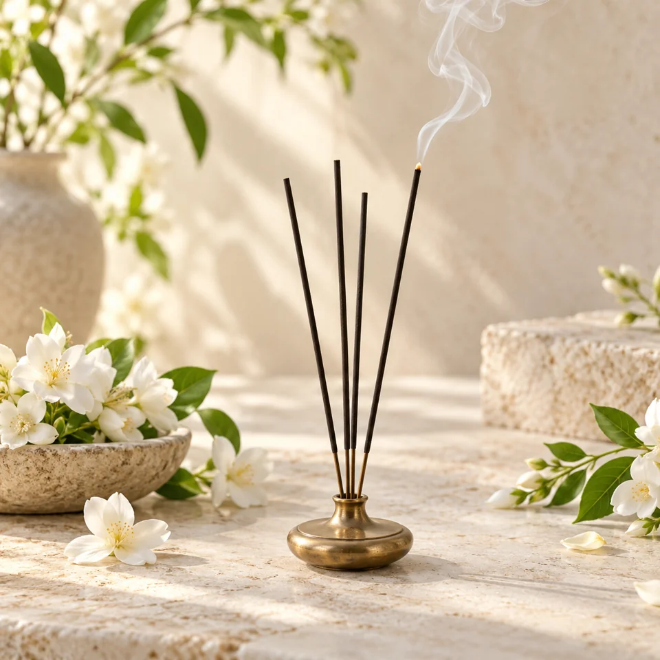 Alba incense sticks with fragrance-inspired styling