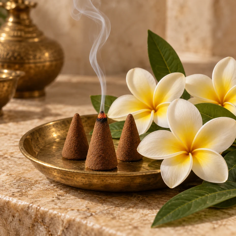 Champa · cone dhoop