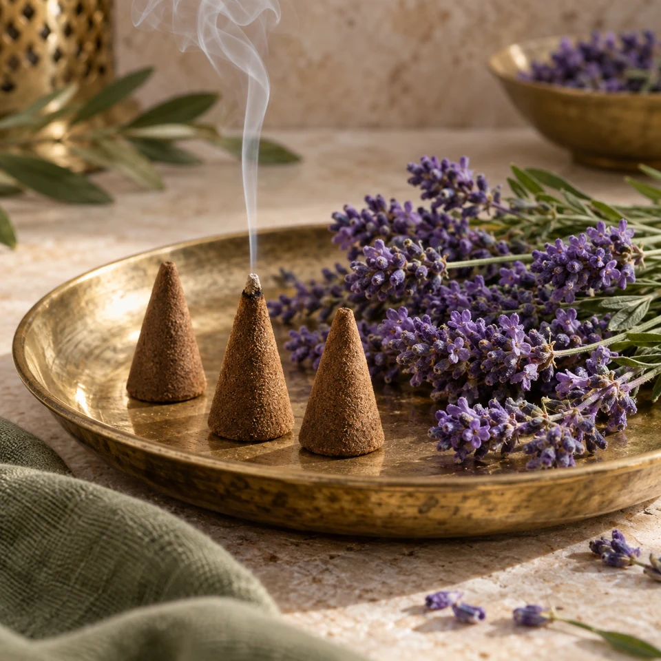 Lavender · cone dhoop