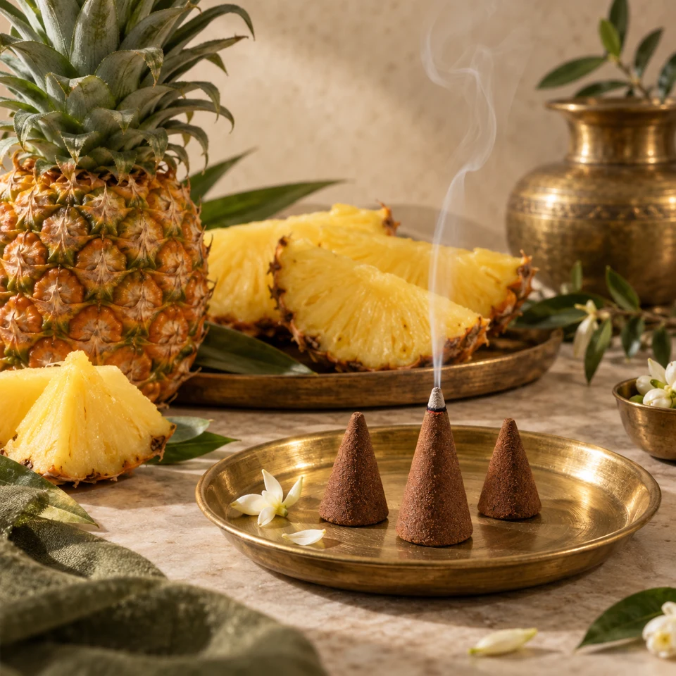 Pineapple · cone dhoop