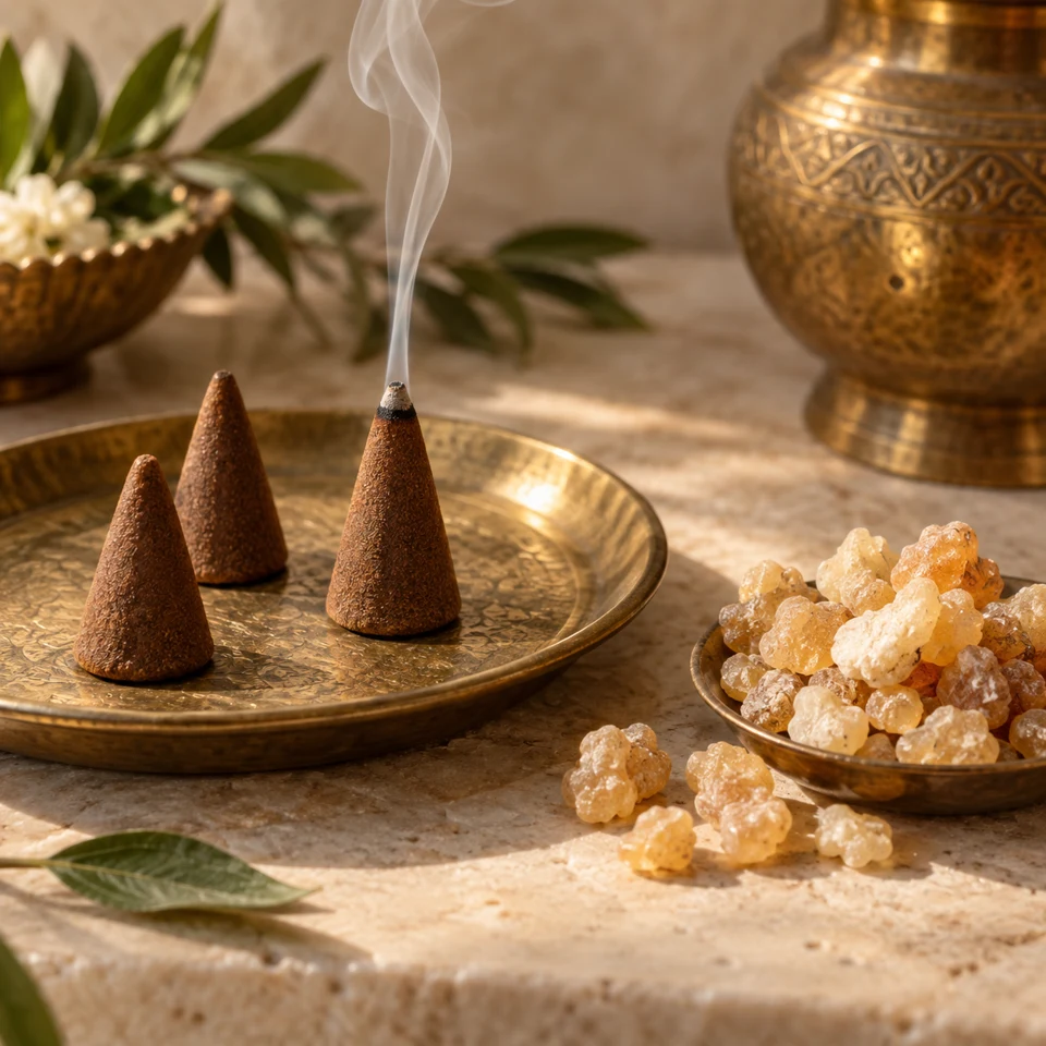 Loban · cone dhoop