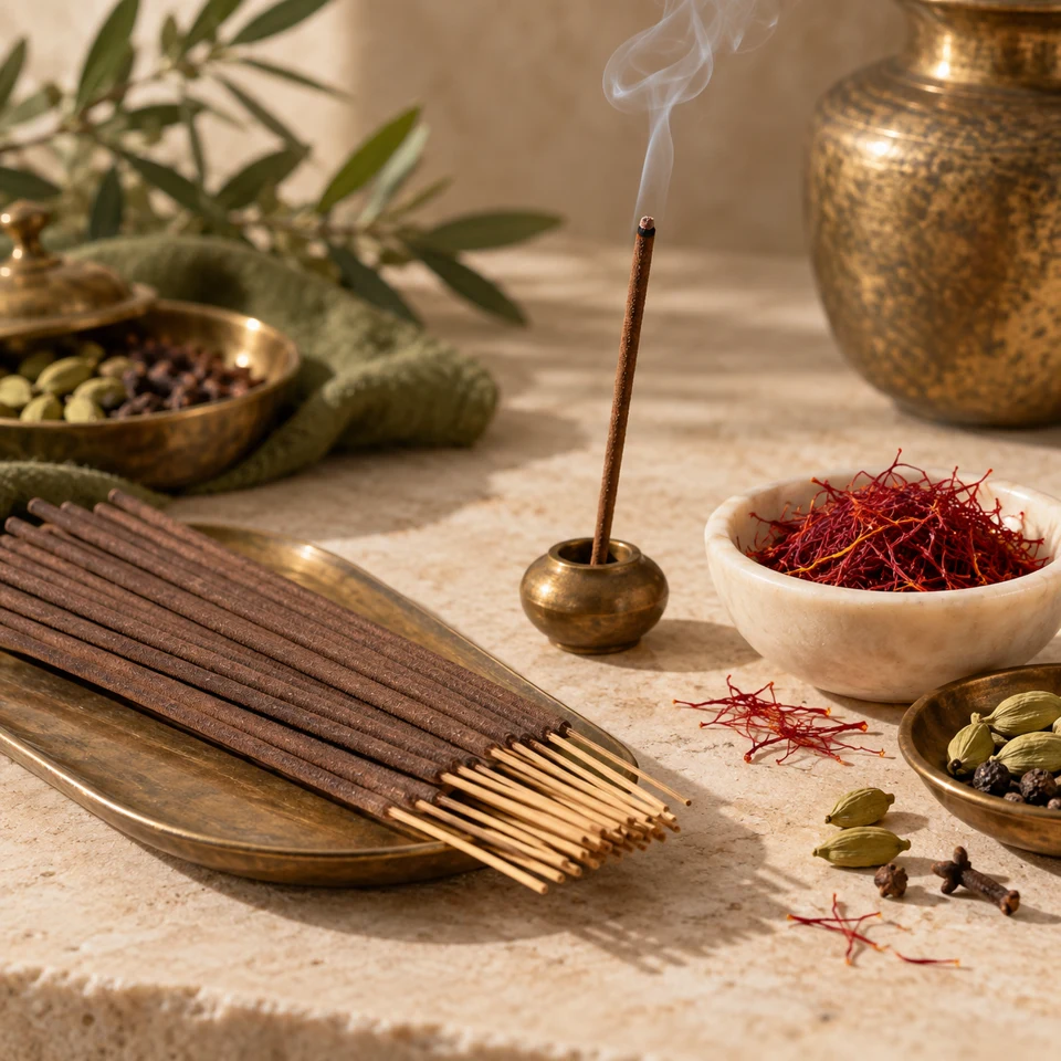 Saffron · agarbatti