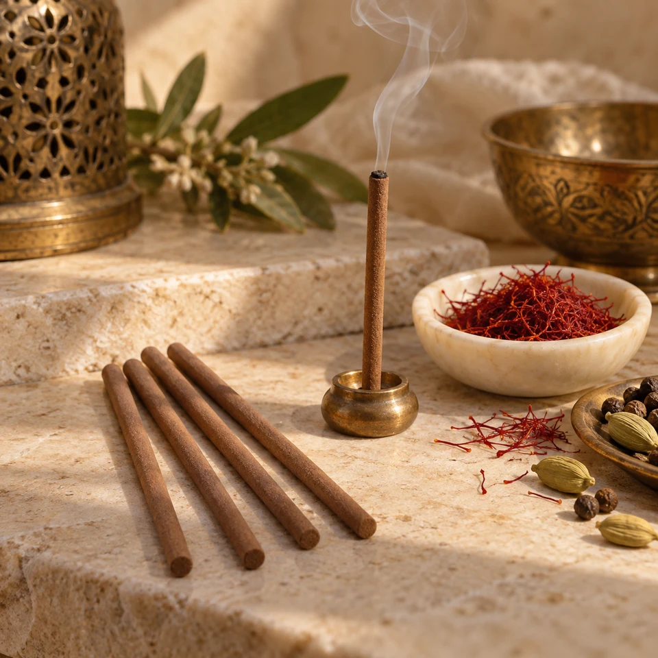 Saffron · pencil dhoop